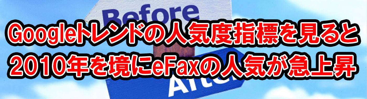 eFaxの人気度指標